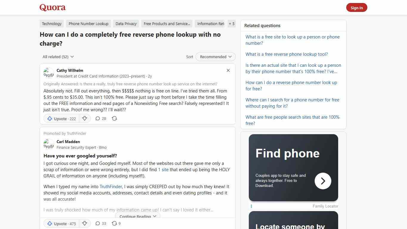 How to do a completely free reverse phone lookup with no charge - Quora